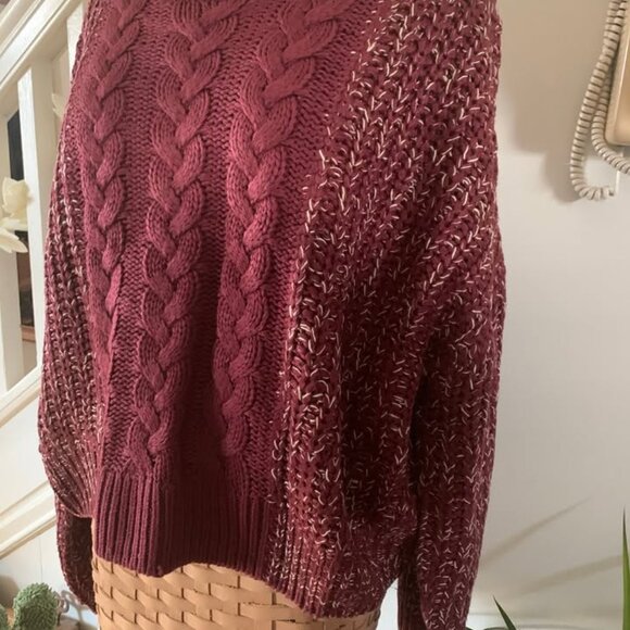 Noisy May "Lori Cable Knit Sweater" XL 100% acrylic. Purchased online at HBC. - Picture 2 of 4